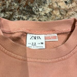 Zara sweatshirt and leggings set